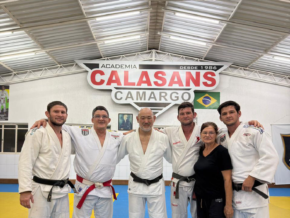 Professores faixas-pretas da Academia Calasans Camargo